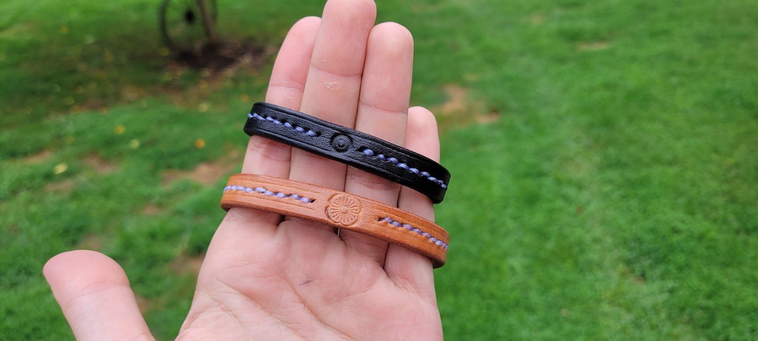 Handmade leather bracelets